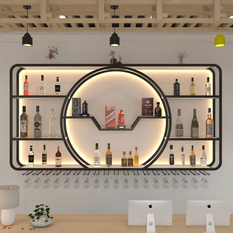 Home Bar Shelves - Vetrina per Vini da Nightclub, Scaffali