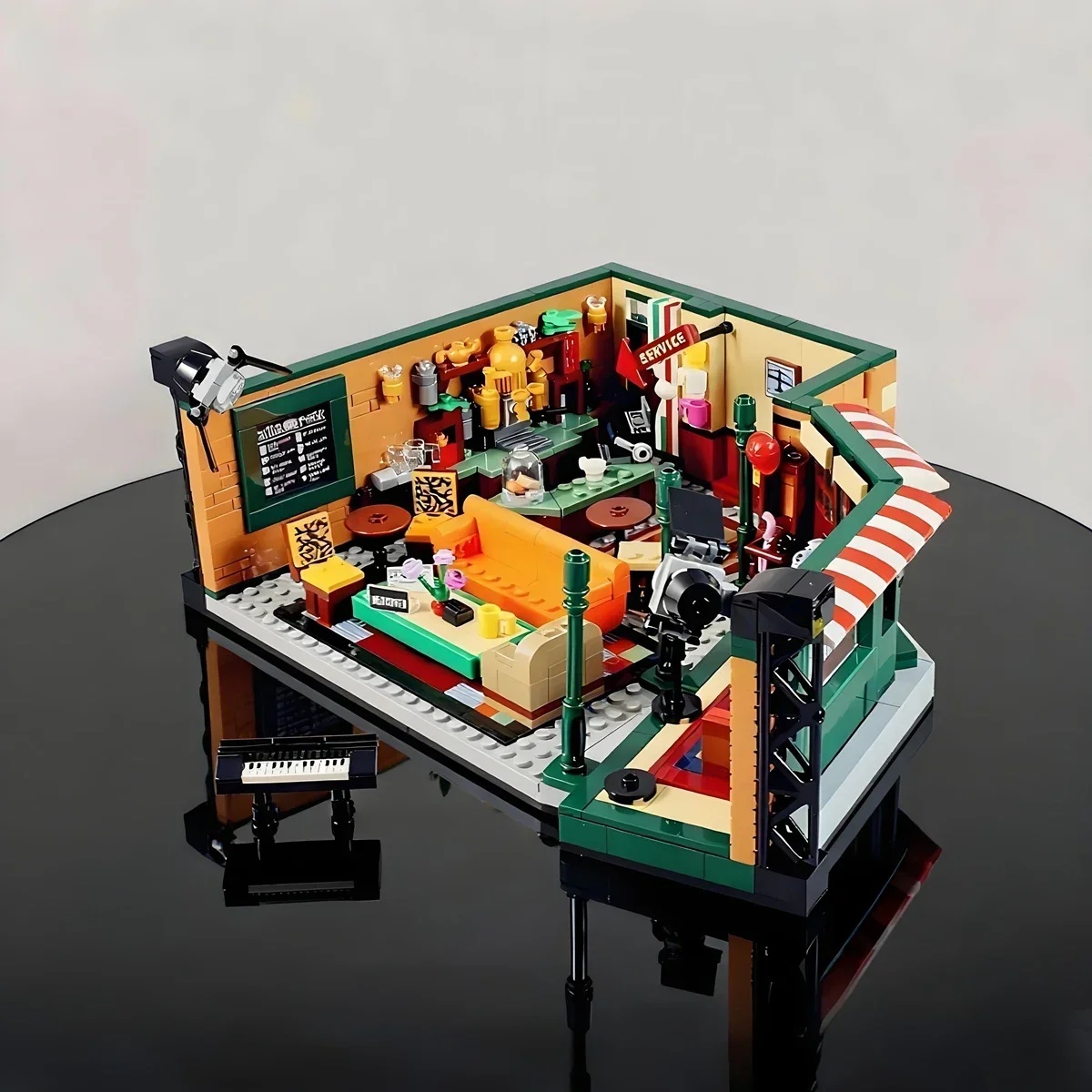 Home Bar Cafe - Modello MOC-Streetview della Casa degli Amici,