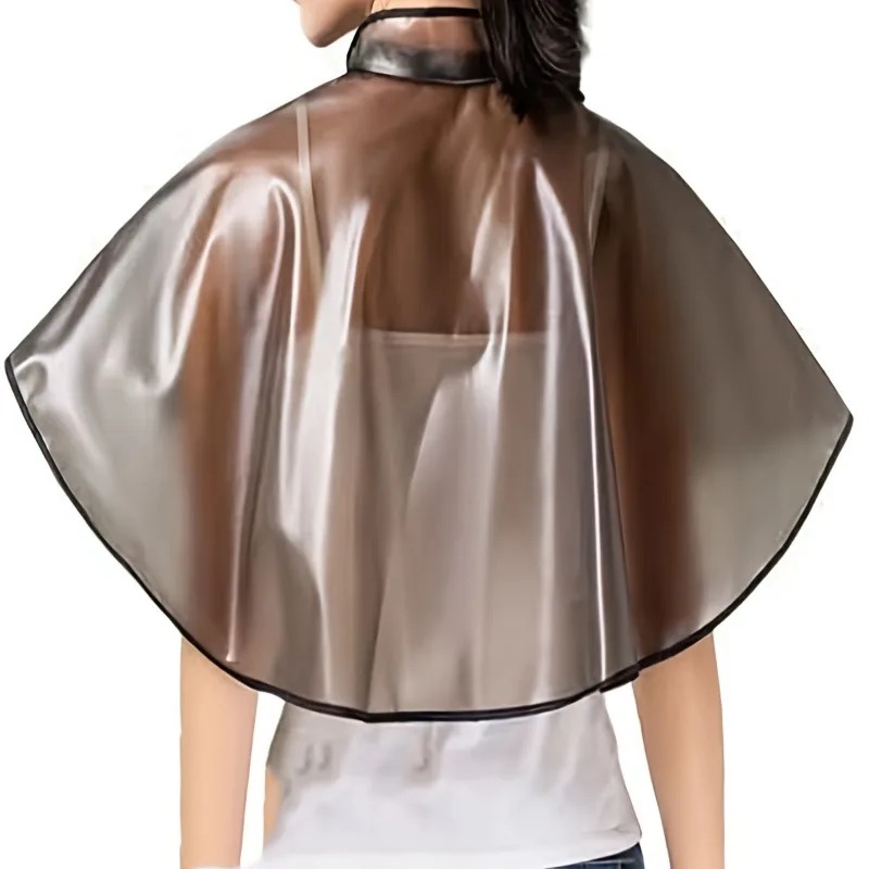 Home Barber - Mantella Impermeabile Trasparente per Taglio Capelli,