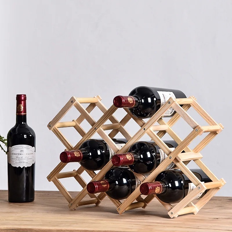 Home Bar Set - Scaffali per vino impilabili 3, 5,
