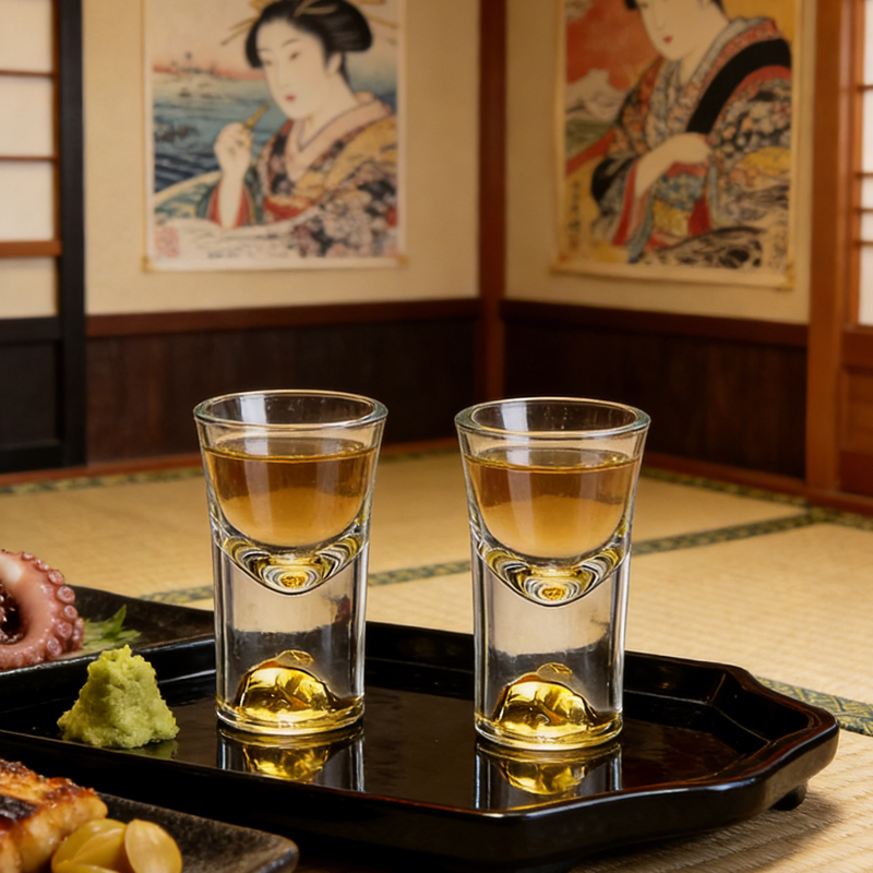 Home Bar Set - Set di 2 bicchieri da liquore