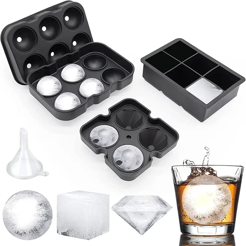 Ice Mold Sphere - Grandi vassoi per cubetti di ghiaccio