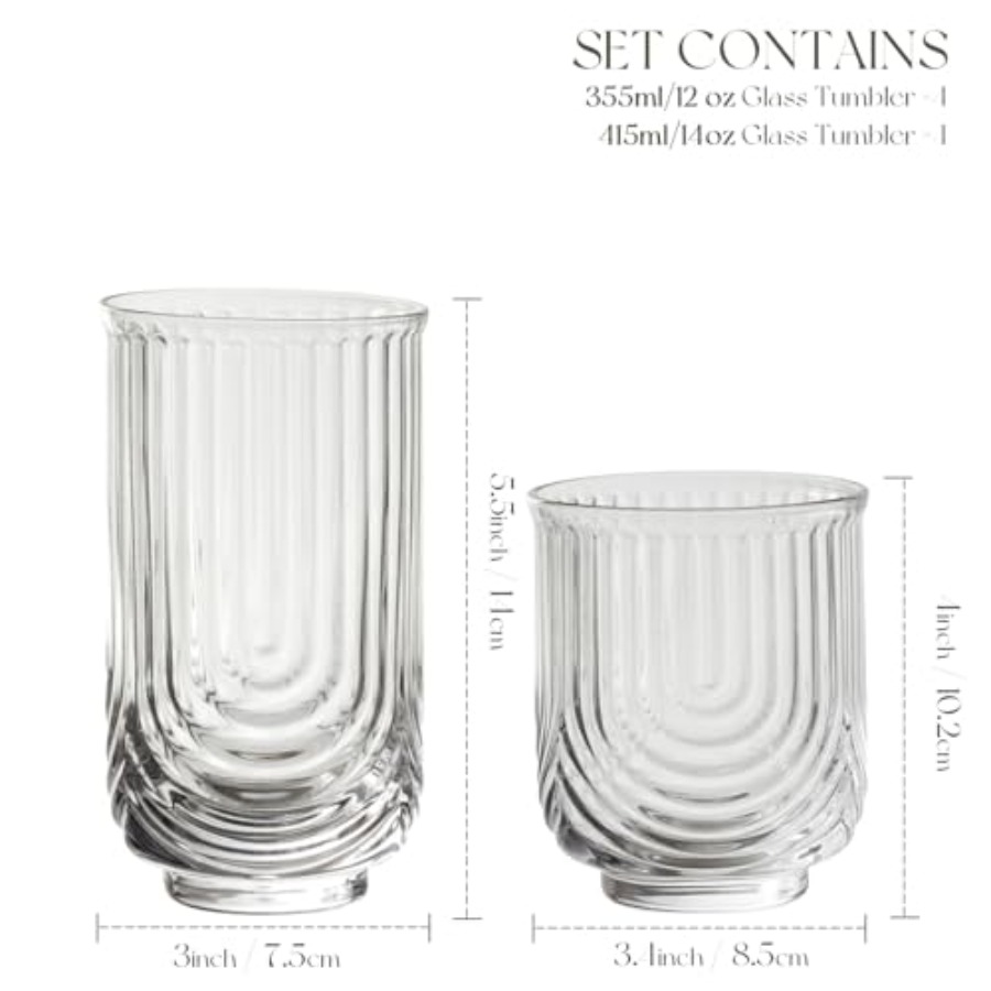 Bicchieri da cocktail Art Déco - Highball Glass Set recensione e prezzo