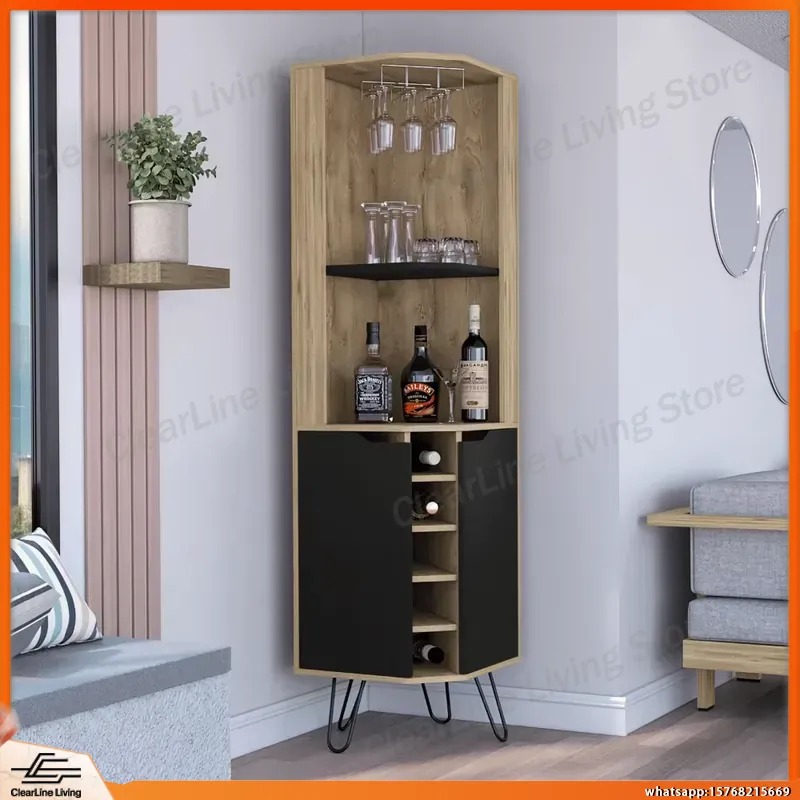 Mobile Bar Angolare con 6 Port - Home Bar Shelves recensione e prezzo