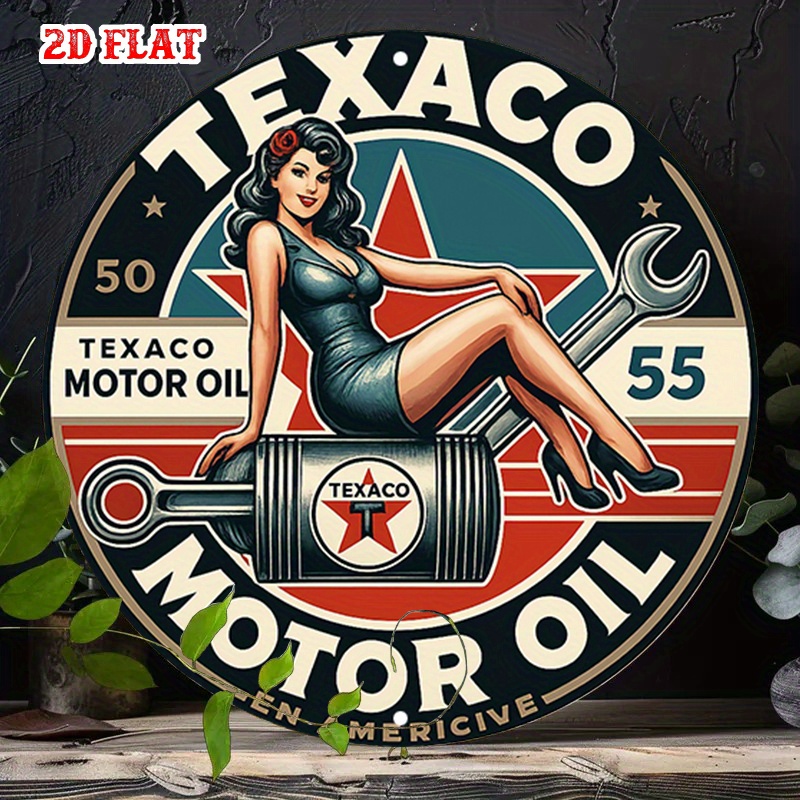 Targa rotonda in metallo, deco - Home Bar Cafe recensione e prezzo