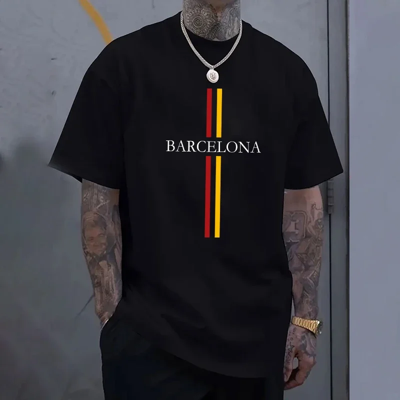 T-shirt in cotone da uomo Barc - Home Barcelona recensione e prezzo