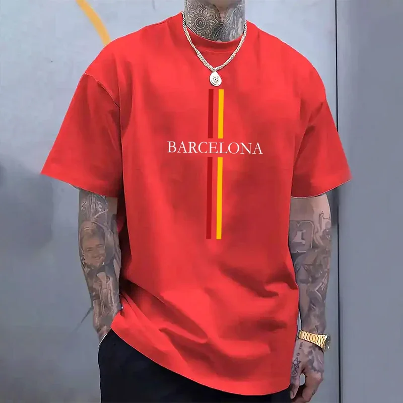 T-shirt in cotone da uomo Barc - Home Barcelona recensione e prezzo
