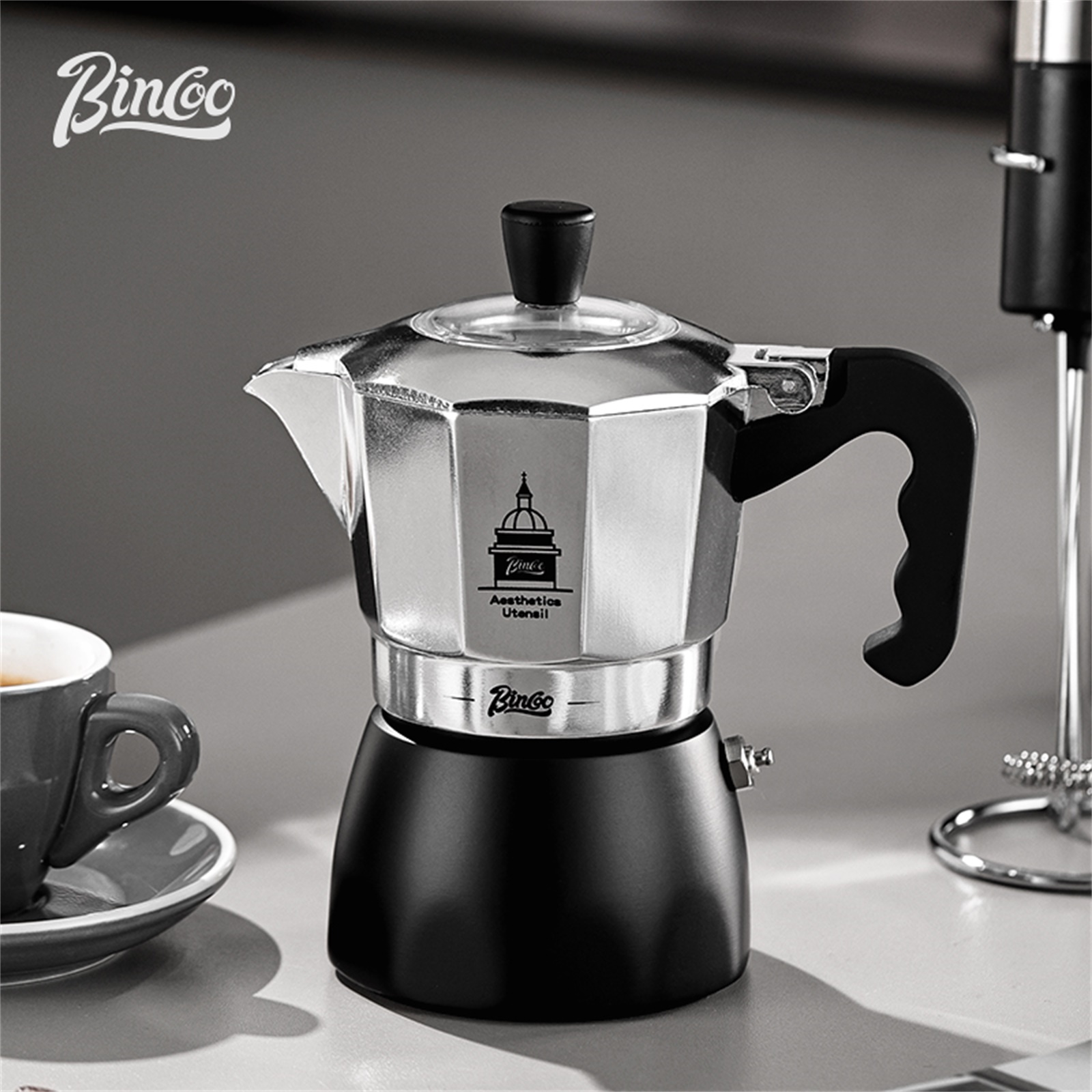 BINCOO Pentola Moka a Doppia V - Home Barista recensione e prezzo