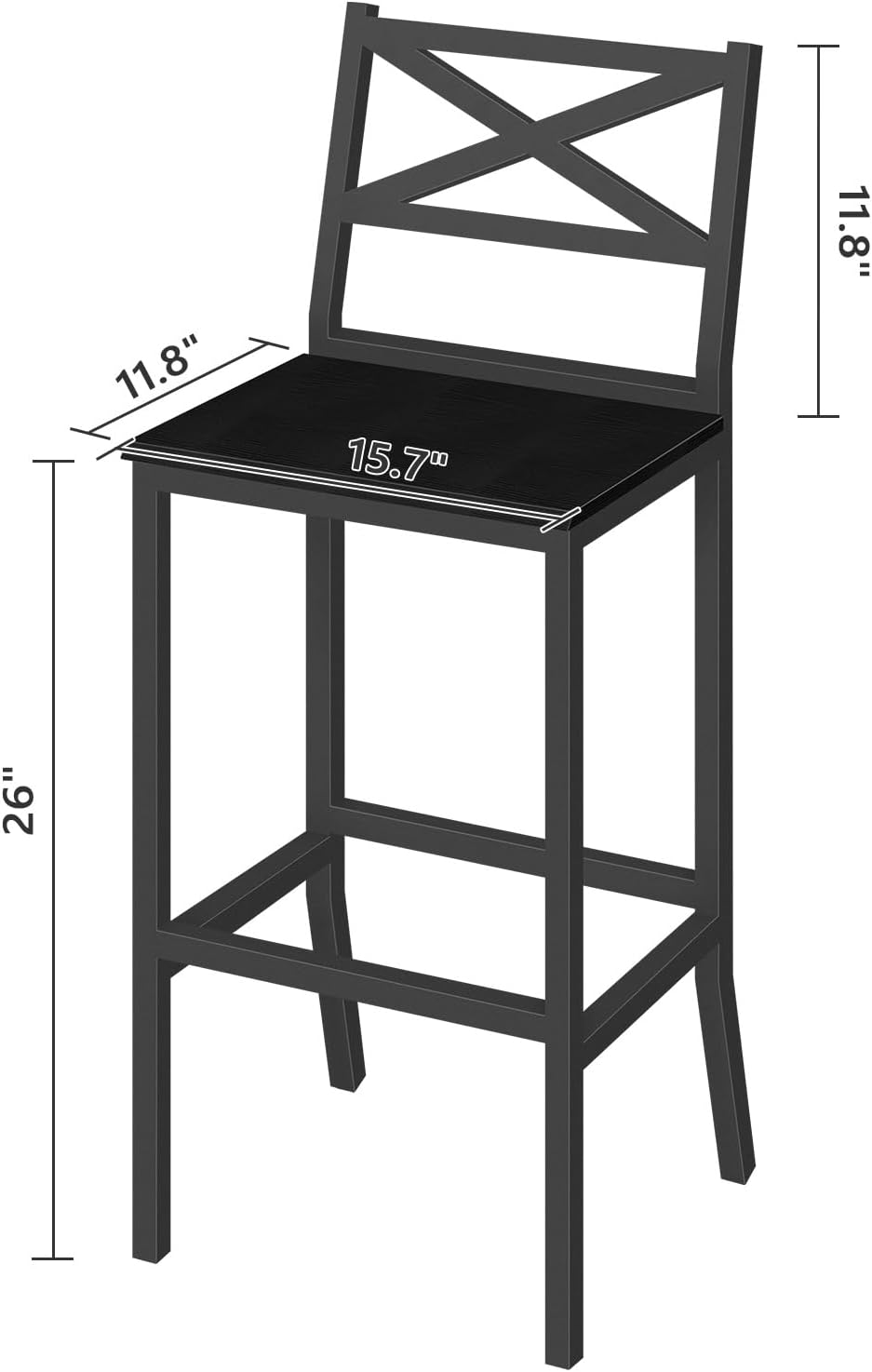 Sgabelli da Bar, Set di 2 Sedi - Home Bar And Counter recensione e prezzo