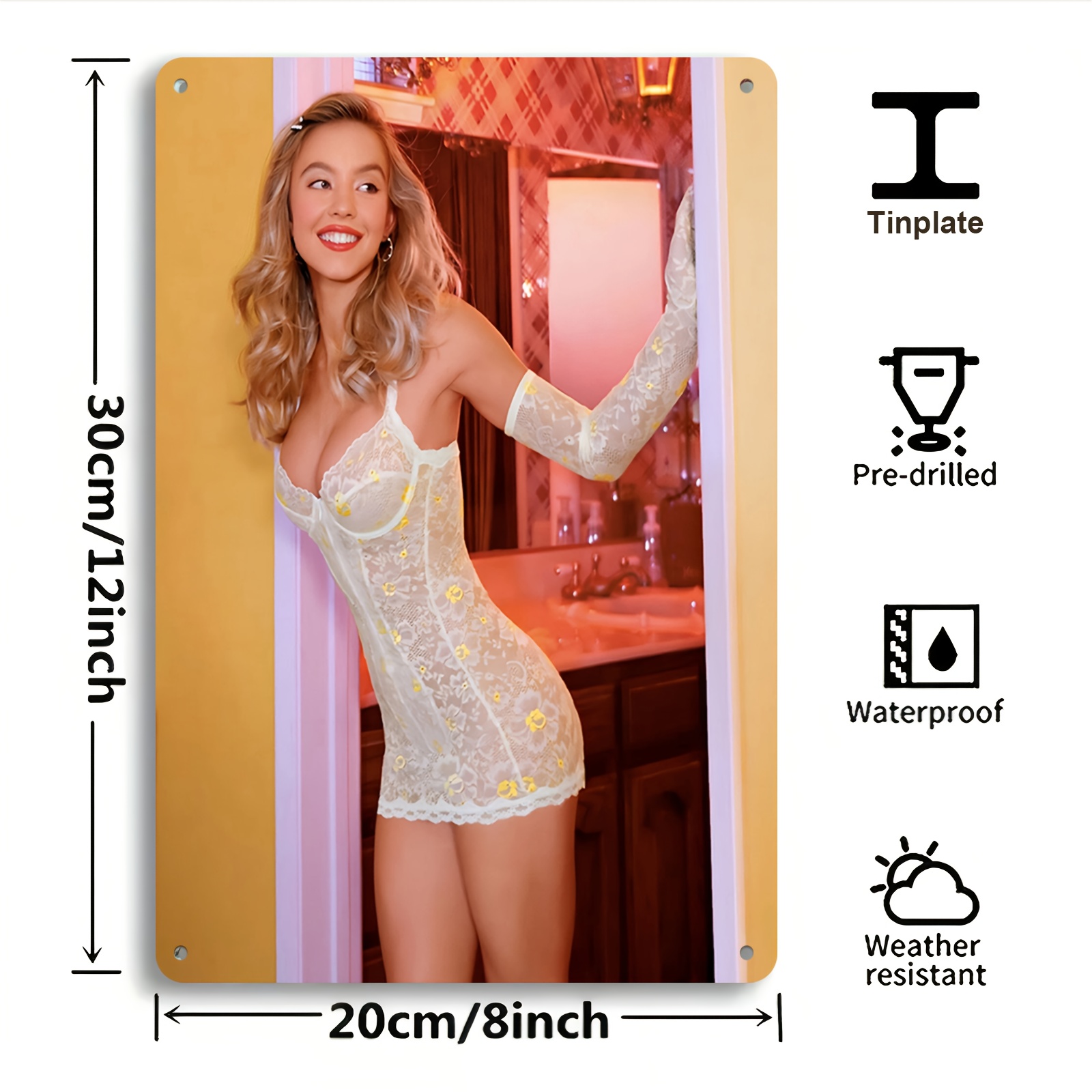 Sydney Sweeney Euphoria Metal  - Home Bar Sydney recensione e prezzo