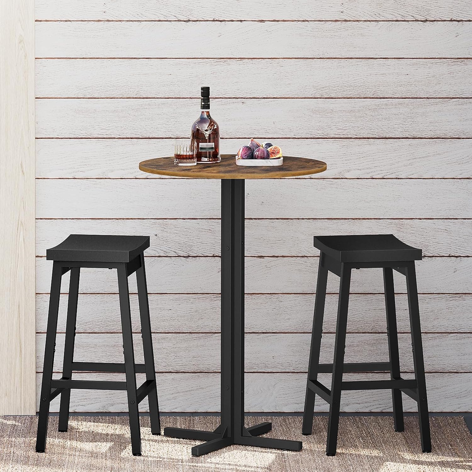 Set di 2 Tavoli da Bar Rotondi - Home Bar And Counter recensione e prezzo