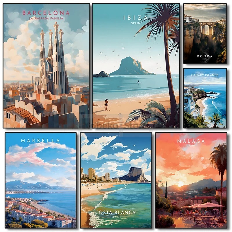 Spagna Viaggio Poster Barcello - Home Barcelona recensione e prezzo
