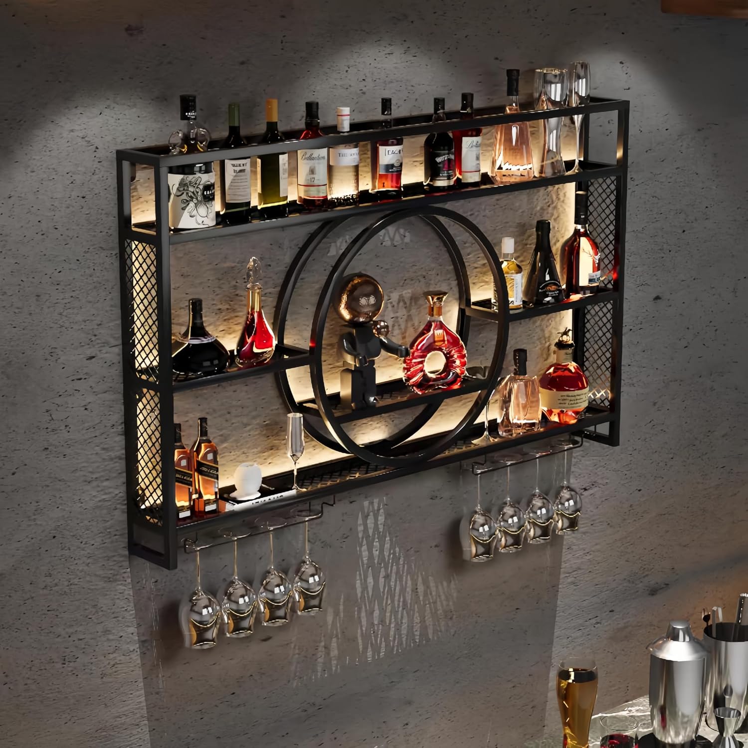 Mensola Portabottiglie da Pare - Home Bar Shelves recensione e prezzo