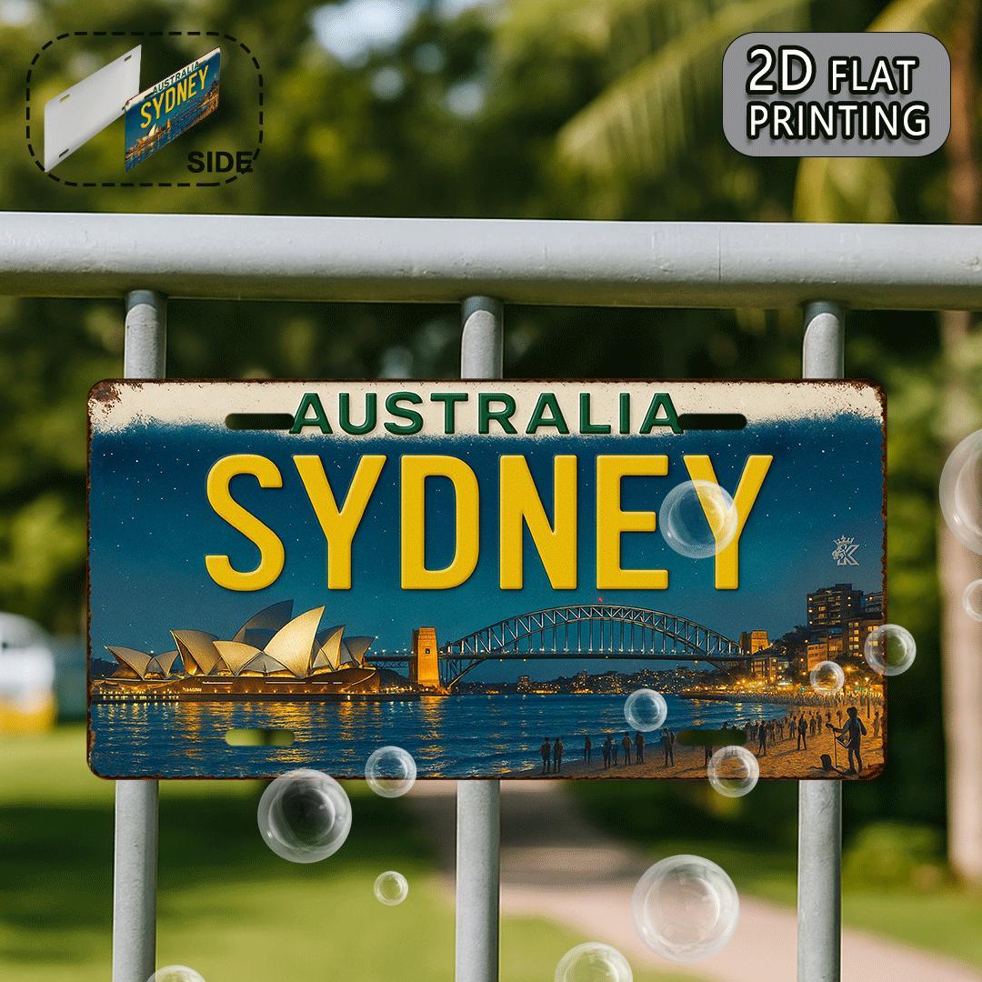 Targa in metallo vintage Austr - Home Bar Sydney recensione e prezzo