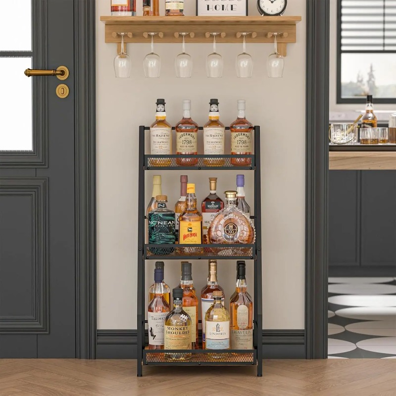 Portabottiglie a 3 livelli a f - Home Bar Shelf recensione e prezzo