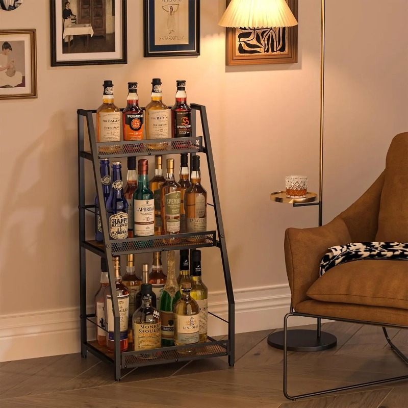 Portabottiglie a 3 livelli a f - Home Bar Shelf recensione e prezzo