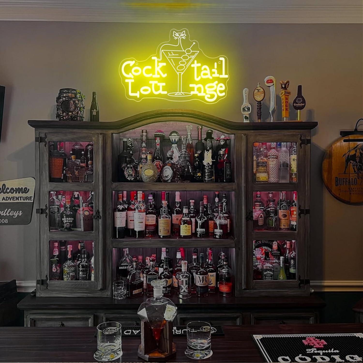 Insegna al Neon per Cocktail L - Home Bar Cafe recensione e prezzo